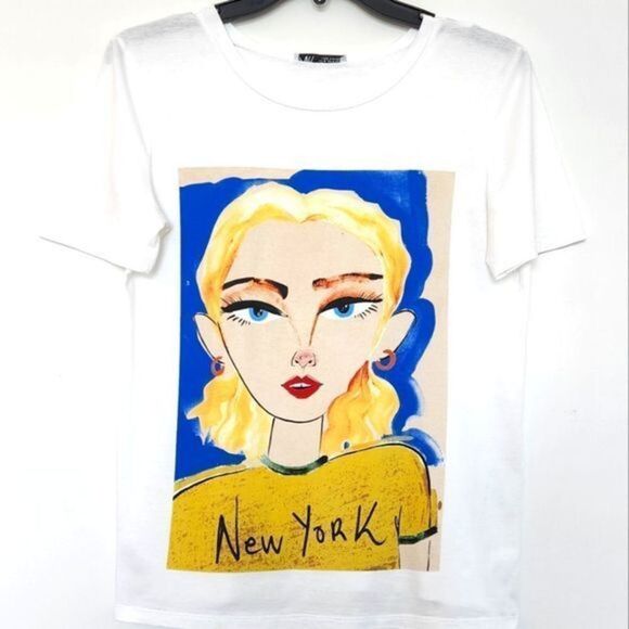 Zara Graphic‎ Girl Top - Picture 1 of 5